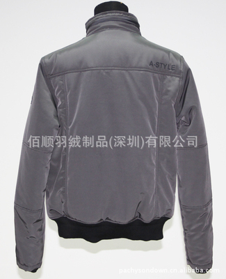 【真牛皮拼接多口袋保暖棉衣外貿(mào)服裝工廠生產(chǎn)批發(fā)供應(yīng)來樣訂做116】價(jià)格,廠家,圖片,服裝加工,佰順羽絨制品(深圳)-