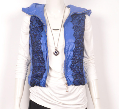 GB-1606歌蕾思正品羽絨服馬甲 短款修身時(shí)尚，麗水飛翔鳥(niǎo)制造